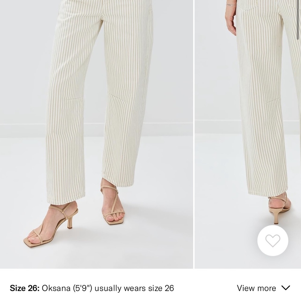Citizens Of Humanity Striped miro relaxed jeans